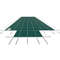 20x40ft Green Mesh Pool Cover with 4x8ft Center & End Steps, Solid Winter Safety Cover for Inground Swimming Pools