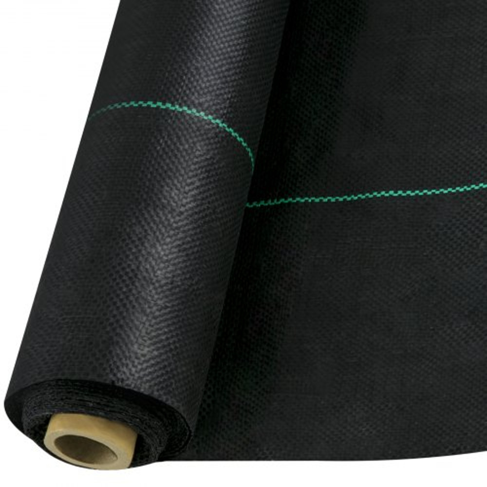 Heavy Duty Woven Weed Barrier Fabric, Geotextile Fabric Underlayment, High Permeability Landscape Cloth