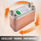 60 Plates Brazed Plate Heat Exchanger 316L Stainless Steel 12 BSP FPT Ports EATB12 For Beer Wort C 2