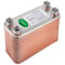60 Plates Brazed Plate Heat Exchanger 316L Stainless Steel 12 BSP FPT Ports EATB12 For Beer Wort C 10