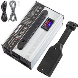 36v 18a golf cart battery charger, powerwise plug with led indicator lights | 110v club car charger for ez go & yamaha