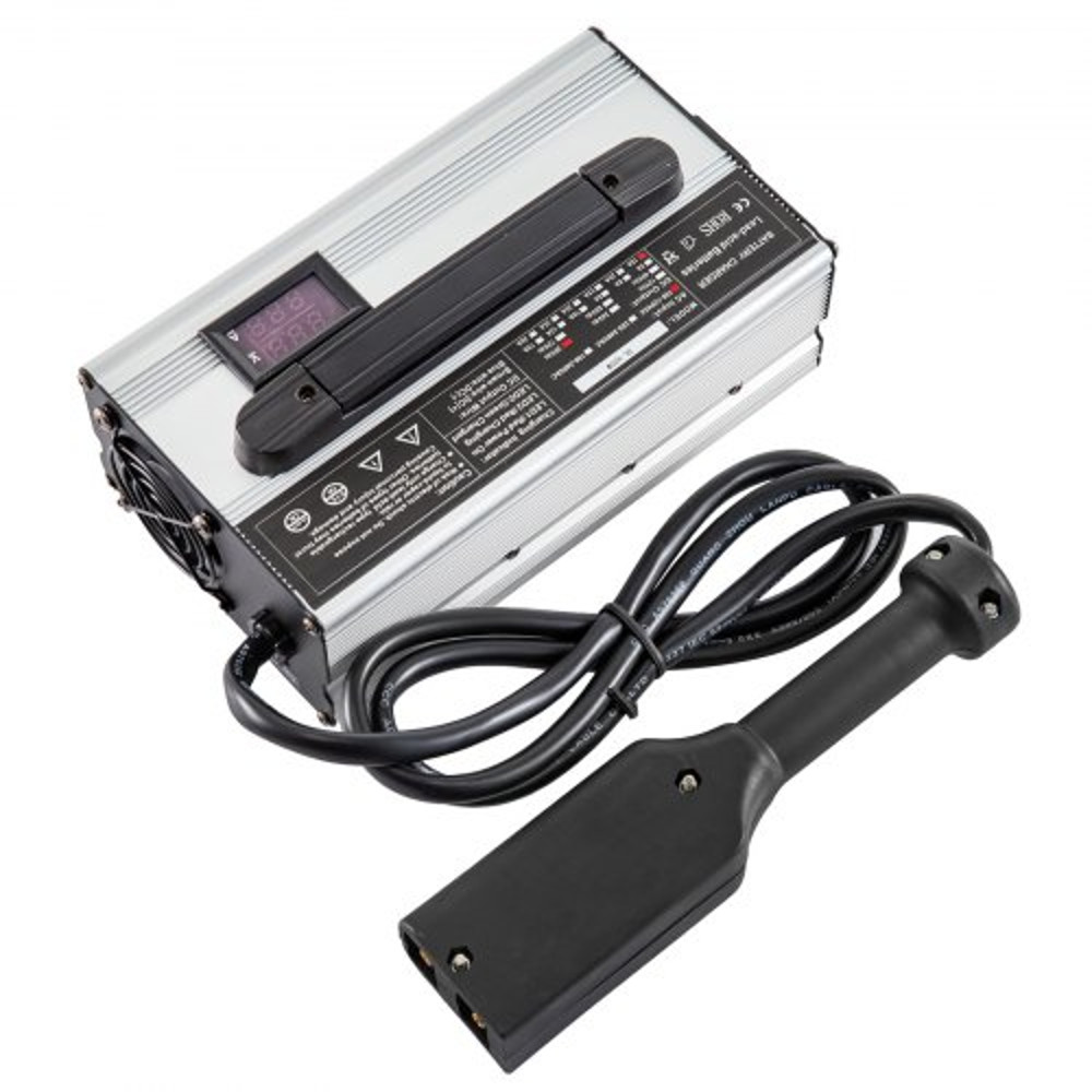 36V 18A Golf Cart Battery Charger, Powerwise Plug with LED Indicator Lights | 110V Club Car Charger for EZ Go & Yamaha