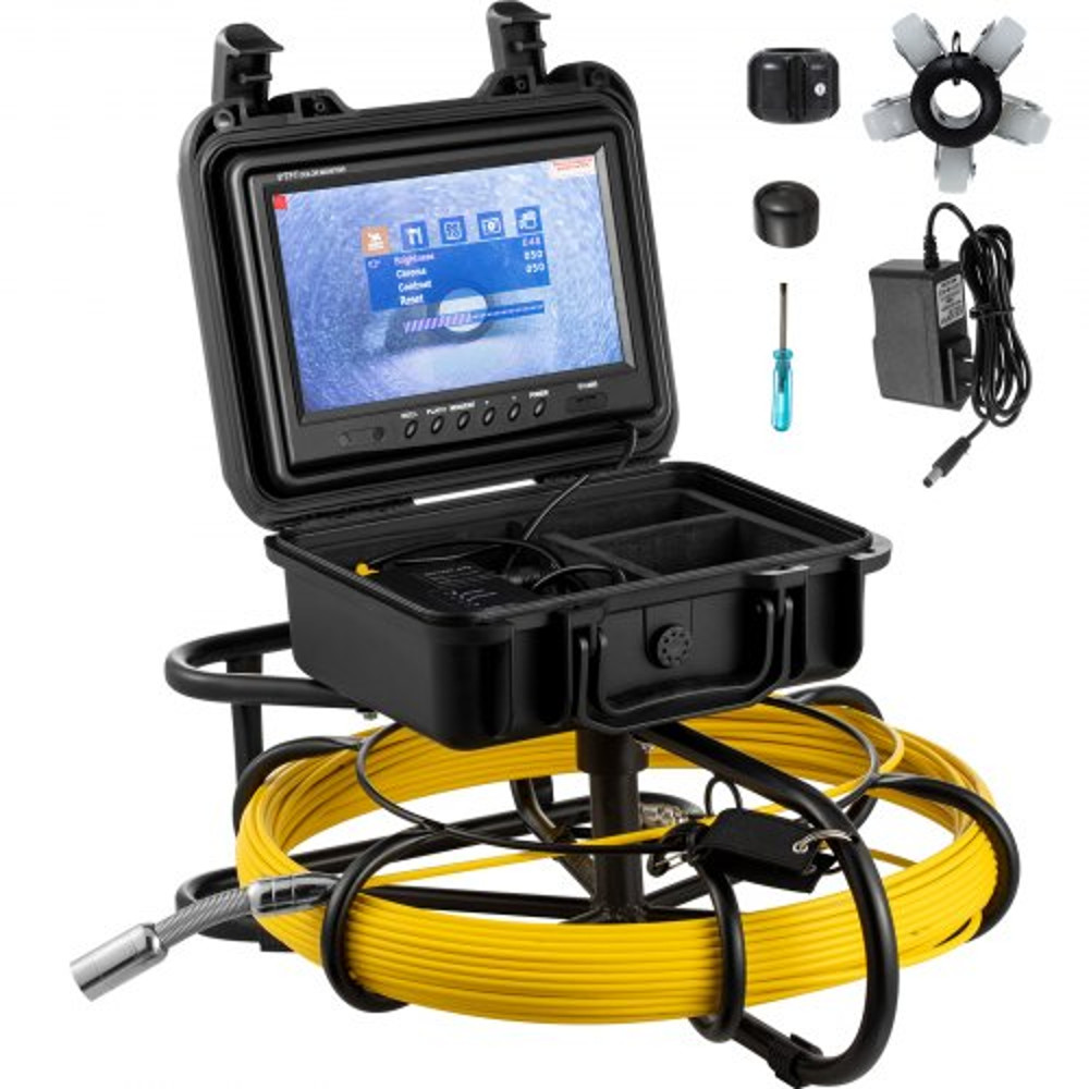 150ft Industrial Endoscope Camera With 9 LCD HD Sewer  Drain Inspection Camera For Home Wall Duct D 1