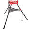 Portable 6 Tripod Pipe Chain Vise Stand Steel Legs Rubber Mounts  Large Base For Stability 9