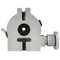 6 Inch Rotary Table for Milling Machine, 4-Slot Horizontal & Vertical Dividing Plates with High Precision