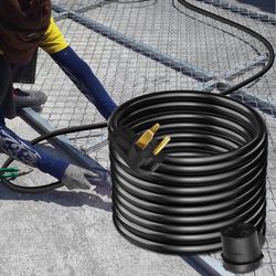 25ft 40amp welder extension cord, 8 gauge 3-prong power cord with nema 6-50 plug for mig, tig, lincoln, miller