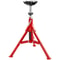 Industrial Pipe Jack Stand, 2500LB Capacity Welding Stand with 4-Ball V-Head, Adjustable Height 24" to 43"
