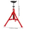 Industrial Pipe Jack Stand, 2500LB Capacity Welding Stand with 4-Ball V-Head, Adjustable Height 24" to 43"