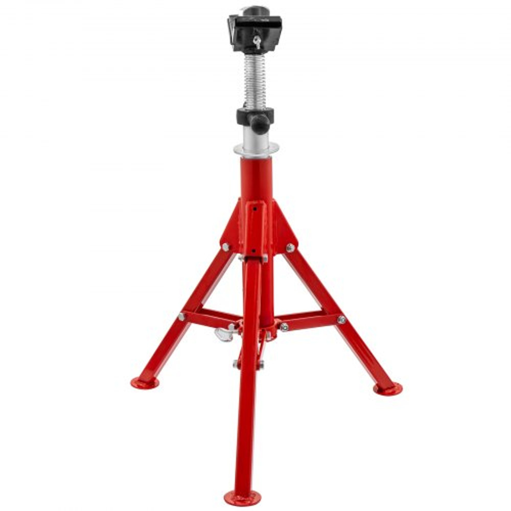 Industrial Pipe Jack Stand, 2500LB Capacity Welding Stand with 4-Ball V-Head, Adjustable Height 24" to 43"
