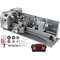 220 X 750MM Mini Metal Lathe 1100W Variable Speed Bench Lathe With LED Display For Precision Turnin 0