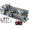 220 X 750MM Mini Metal Lathe 1100W Variable Speed Bench Lathe With LED Display For Precision Turnin 0