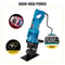 900W Hydraulic Hole Punch Machine, 10-Ton Metal Puncher with 5 Standard Dies for Steel, Iron & Aluminum Plates