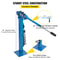 Manual Metal Bender Flat Bar Square Rod Bending 7 Dies Steel Tube Bender With Floor Stand For Fabr 5