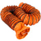 Durable PVC Flexible Duct Hosing Exhaust Fan, Industrial Orange Vent Hose for Ventilation, Fume Extraction, Air Movement