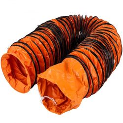 flexible pvc ducting hose for ventilator blower, industrial-grade air ventilation hose for exhaust fan, factory use