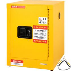 safety cabinet, flammable storage cabinet with adjustable shelf, galvanized steel, leak-proof design for garage