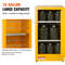Adjustable Shelf Flammable Storage Cabinet, Galvanized Steel Safety Cabinet for Flammable Liquids, Commercial & Home Use