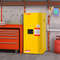 Adjustable Shelf Flammable Storage Cabinet, Galvanized Steel Safety Cabinet for Flammable Liquids, Commercial & Home Use