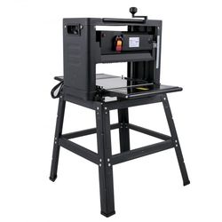 thickness planer, foldable benchtop wood planer with stand, dust exhaust interface, double cutter, high feed rate
