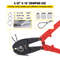 Hand Swager Crimper Tool, Wire Rope Crimping Tool for Sleeves, Long Handle Swaging Tool for Copper & Aluminum Cables