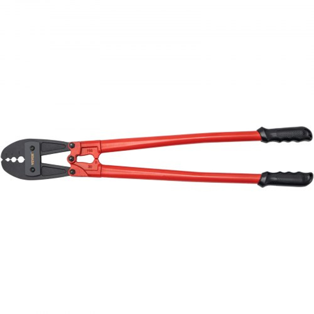 Hand Swager Crimper Tool, Wire Rope Crimping Tool for Sleeves, Long Handle Swaging Tool for Copper & Aluminum Cables