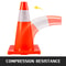 Traffic Safety Cones, Reflective Parking Cones with Stable PVC Base for Driveway, Road Work, Construction & Hazard Zone