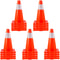 18" Orange Traffic Cone with Reflective Collars, 20-Pack PVC Safety Road Parking Cones for Hazard Construction