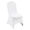 Universal Stretch Spandex Folding Chair Covers 100Pack Washable Arched Front Slipcovers For Wedding 1