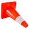 18" Orange Traffic Cone with Reflective Collars, 20-Pack PVC Safety Road Parking Cones for Hazard Construction