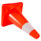 18" Orange Traffic Cone with Reflective Collars, 20-Pack PVC Safety Road Parking Cones for Hazard Construction