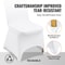 Universal Stretch Spandex Folding Chair Covers 100Pack Washable Arched Front Slipcovers For Wedding 5