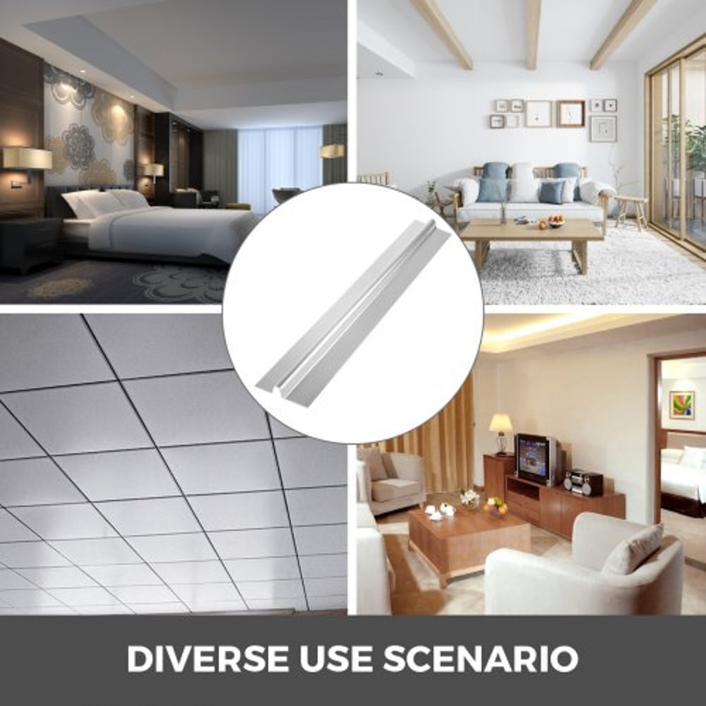 4 ft Aluminum PEX Heat Transfer Plates (200 pcs Box), 1/2 Inch Radiant Floor Heating Plates for Enhanced Heat