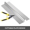 2ft Aluminum PEX Heat Transfer Plates (200 Pcs), 1/2 Inch Radiant Floor Heating Plates for PEX Tubing