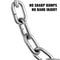 100Ft Grade 30 Proof Coil Chain, Zinc Plated Heavy-Duty Chain for Towing, Logging, Agriculture & Guard Rails