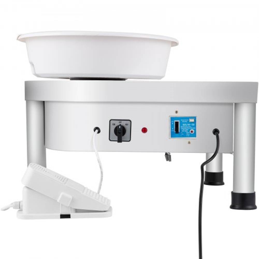 280W 25cm Electric Pottery Wheel Ceramic Machine For Clay Art Craft DIY 110V 9
