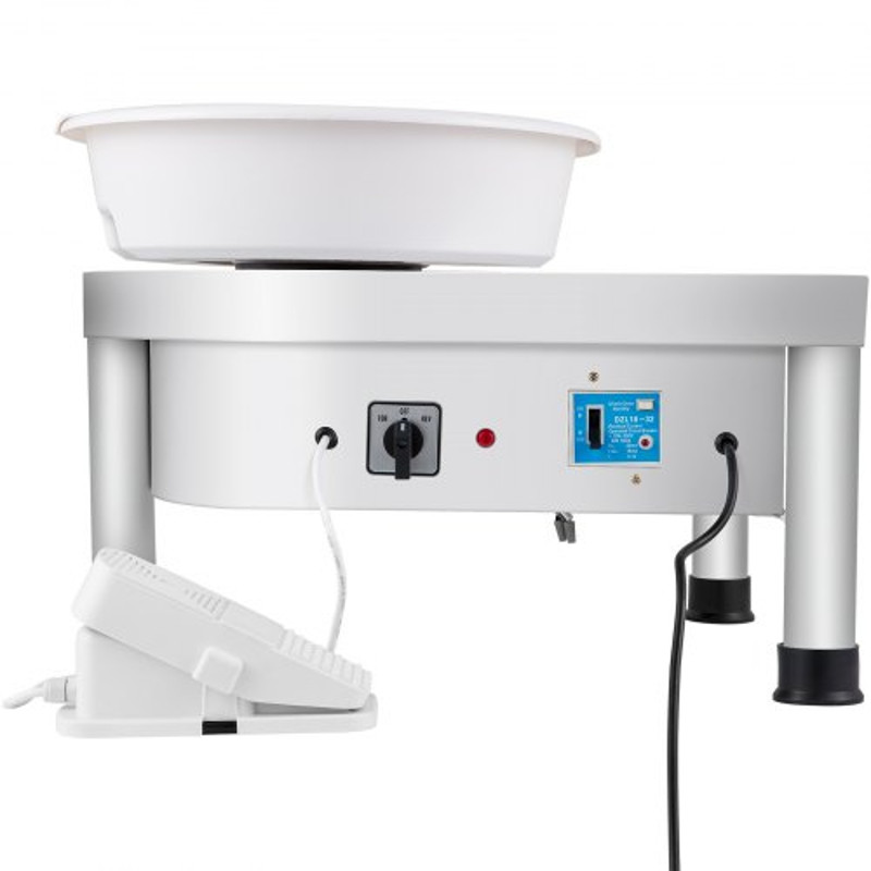 280W 25cm Electric Pottery Wheel Ceramic Machine For Clay Art Craft DIY 110V 9