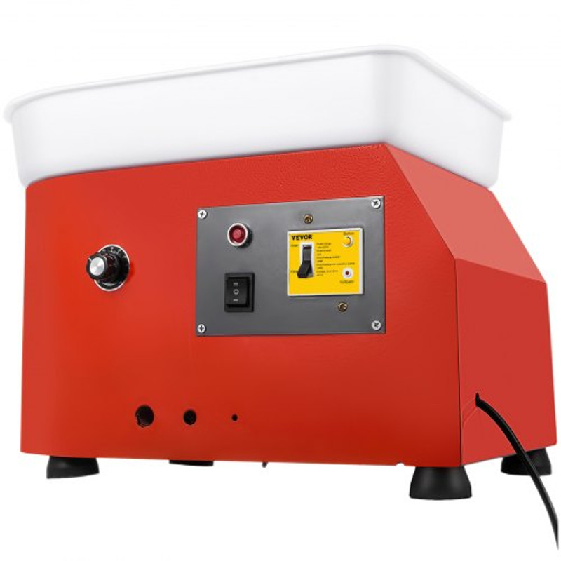 25cm Pottery Wheel 350W Electric Ceramics Clay Forming Machine With Aluminum Alloy Wheel DIY Tool 9