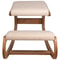 Ergonomic Kneeling Chair for Better Posture, Heavy Duty Wooden Kneeling Stool for Office, Meditation & Home Use