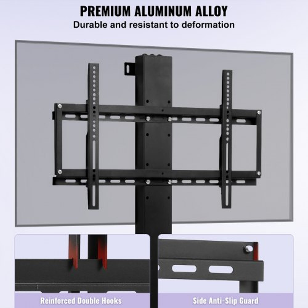 Electric TV Lift Mount 31 Adjustable Stroke Supports 60 TVs 132 Lbs Load RemoteControlled Height Ad 3