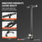 4500PSI High Pressure Hand Pump 3Stage PCP Airgun Stirrup Pump For Air Rifle Filling Hunting Scuba 4