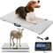 Large Pet Vet Scale 1100LB Digital Livestock Scale With Stainless Steel Platform For Dogs Hogs Shee 0