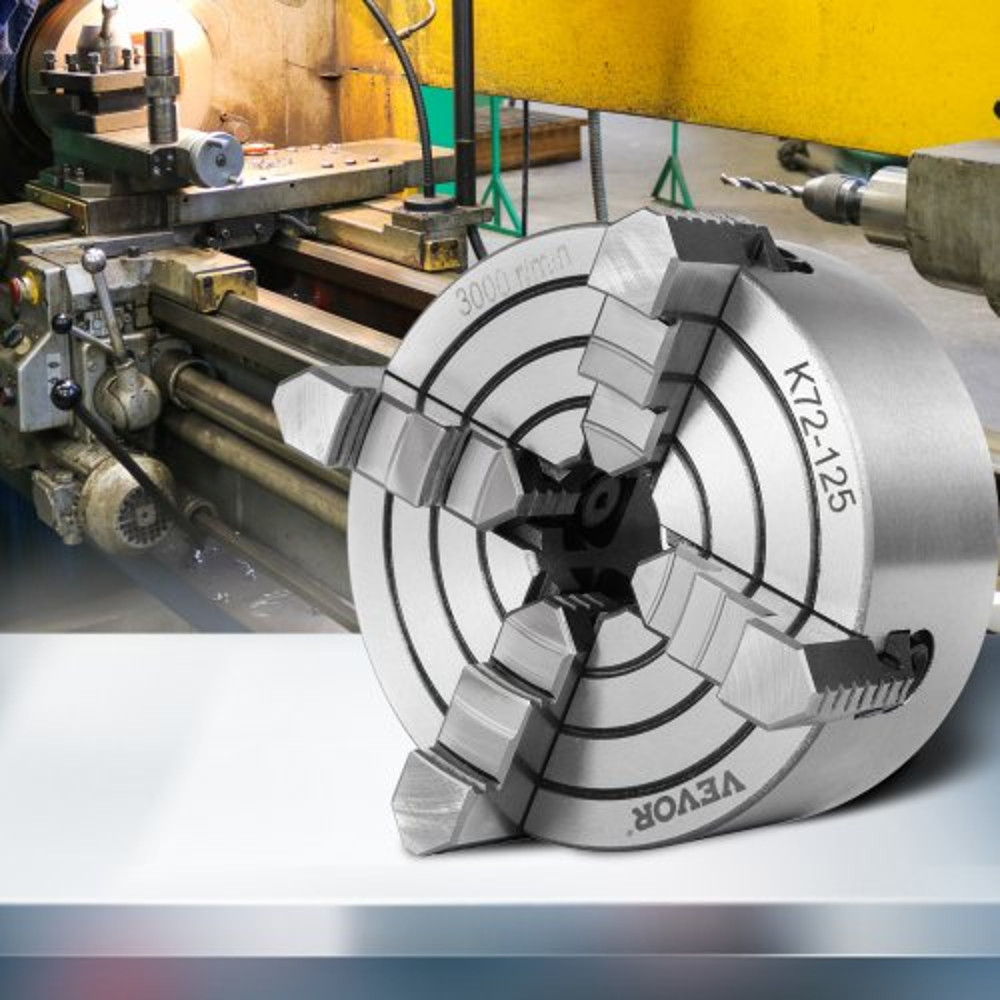 Lathe Chuck Jaw Independent Reversible Jaw, Precision Metal Lathe Chuck for Turning Machine Accessories