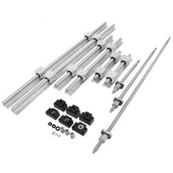 cnc linear rail & ballscrew set, sbr rails cnc kit linear shaft optical axis for precision machine builds