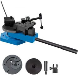 universal metal scroll bender, high-hardened steel rod bender for scroll, radius & angle bending, works on steel, brass