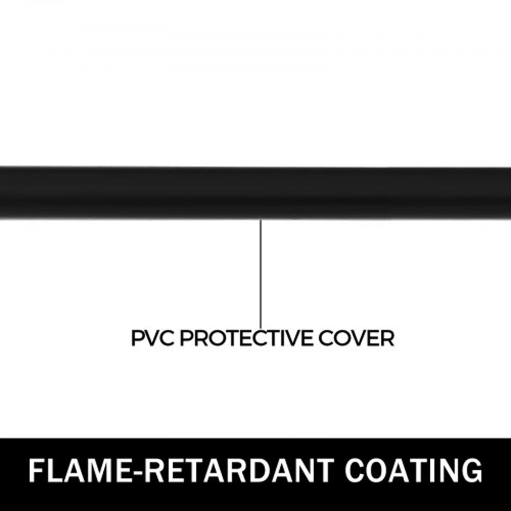 RV Power Cord Amp, AWG Heavy-Duty Extension Cable for Camper, Trailer, Motorhome, Truck with Weatherproof Grip End