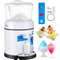 Commercial Ice Shaver Crusher, LBS Hopper, Tabletop Electric Snow Cone Maker, 320 RPM, Perfect for Events, Snack, Bars