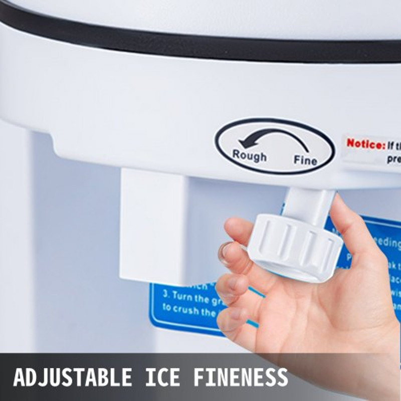 Commercial Ice Shaver Crusher, LBS Hopper, Tabletop Electric Snow Cone Maker, 320 RPM, Perfect for Events, Snack, Bars