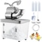 Commercial Ice Crusher, ETL Approved 300W Electric Snow Cone Machine with Dual Blades, Stainless Steel Shaved Ice Maker
