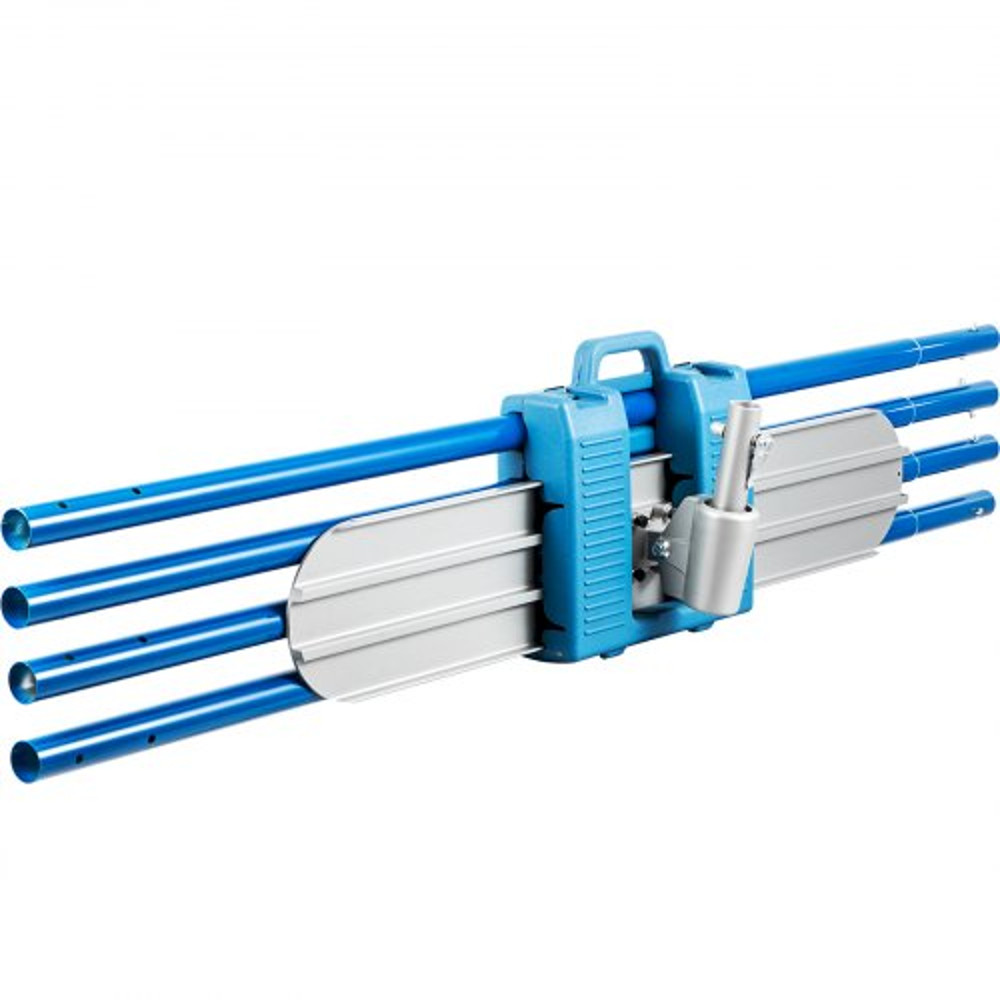 Bull Float Magnesium Concrete Float, Round End Concrete Float Tool with Handles & Bracket, Cement Finishing Tool Kit