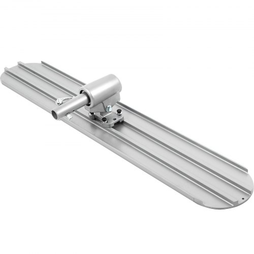 Bull Float Magnesium Concrete Float, Round End Concrete Float Tool with Handles & Bracket, Cement Finishing Tool Kit